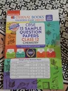 Oswaal Cbse Chem Sample Question Papers Class12
