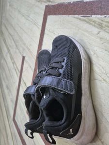 Puma Kids Black Sneakers