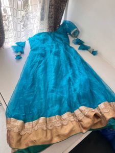 Anarkali dress with dupatta