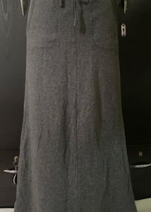 MOCCASOM Gray Maxi Skirt