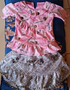 Cute Funky Girls Top & Bottom Sets