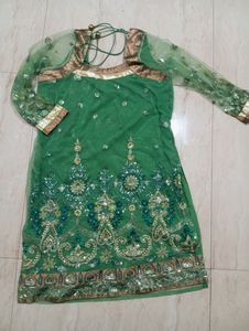 Sale 📢📢Green Salwar Kurti For Girls And Ladies