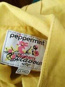 Peppermint Kids Yellow Dress