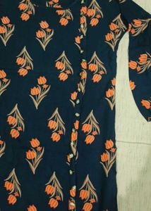 Nevy blue Kurta Set