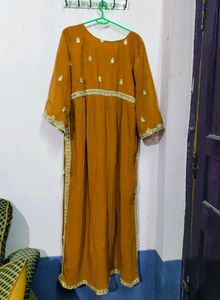 Elegant Embroidered Maxi Dress