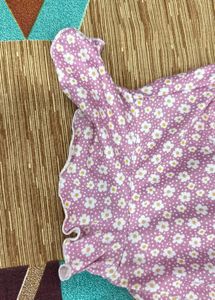 Floral Flutter Sleeve Dress