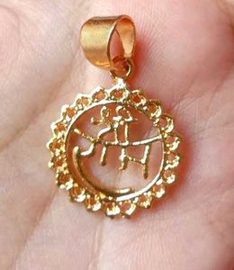 Gold &#34;Ram&#34; Pendant