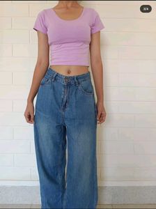 Lavender Crop Top