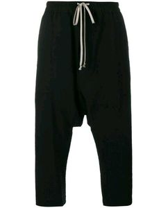 Black Drop Crotch Pants