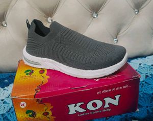 Comfortable Grey Slip-On Sneakers