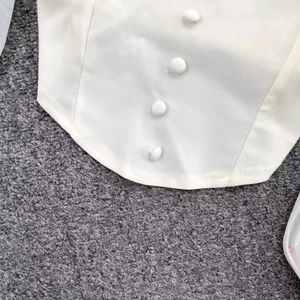 White Paded Corset