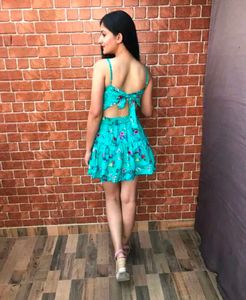 Floral Print Mini Dress