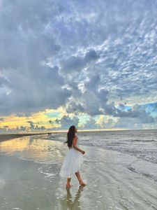 White Midi Dress