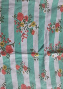 White And Green Short Sleeves T Shirt