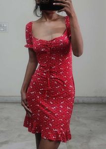 Girly Softcore Red Sundress.