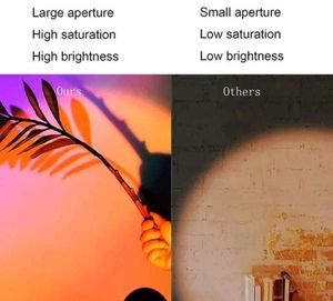 Sunset Projection Lamp with Remote 16 Color LED