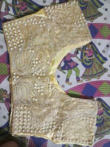 Embroidered Pearl Embellished Blouse