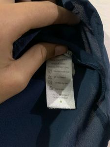 Navy Blue Sleeveless Top