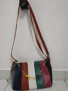 Stylish Colorblock Handbag