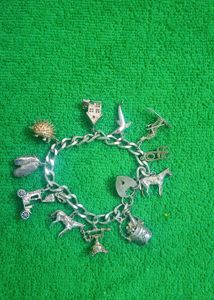 Silver Hallmarked Charm Bracelet