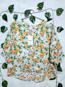 New With Tag Floral Print Top