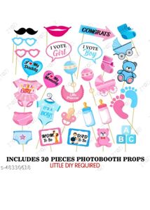 30 Pics Baby Photo Booth Probs.