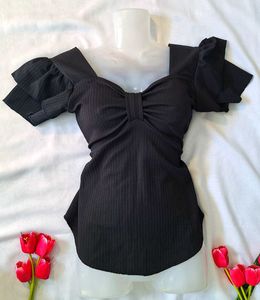 Black y2k top