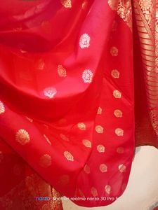 Red Banarasi Silk Saree