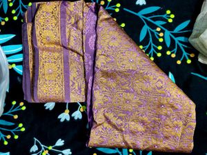 Purple Saree