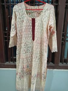 Floral Lace Kameez