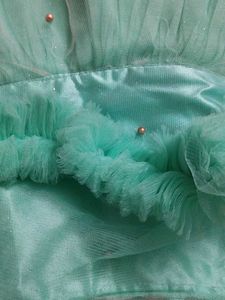 Shimmering Gown With Pearls