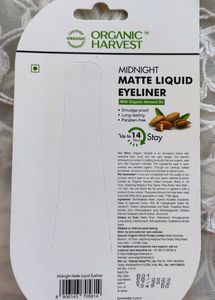 Organic Harvest Midnight Matte Liquid Eyeliner ❤🥳