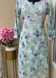 Floral Print Kurta