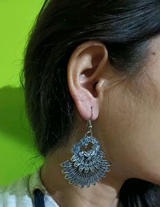 Peacock Feather Earrings