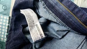 Branded Wide Leg Jeans