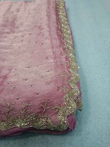 Elegant Embroidered Saree