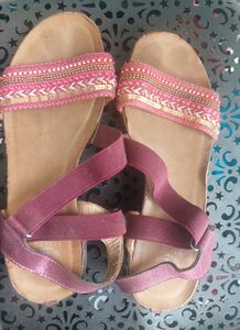 Pavers Embellished Strappy Sandals