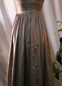 Elegant satin Maxi Dress