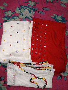 kurta with dupata and bottomwear