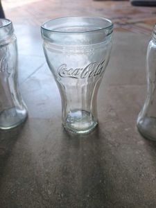 Coca Cola 3Glass Glasses