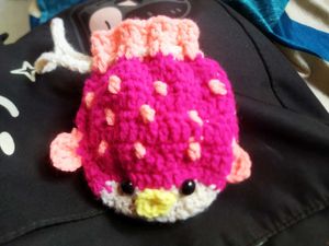 Crochet Puffer Fish Bag