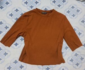 Casual Brown Top