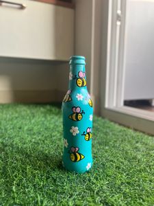 Hand-Painted Bee flower Vase