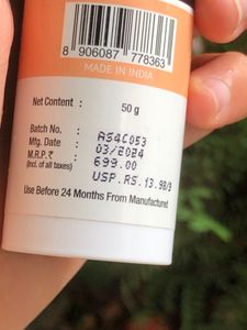 The Derma Co Sunscreen SPF 60