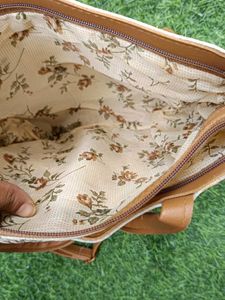 Beautiful Floral Bag Without Zip