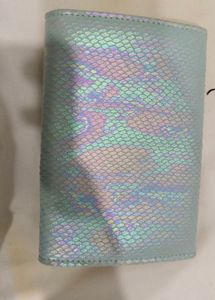 Pastel Blue Accordion Wallet