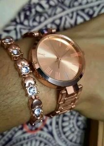 Watch And Bracelet Combo