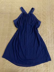 Black Halter Dress With bow at the back