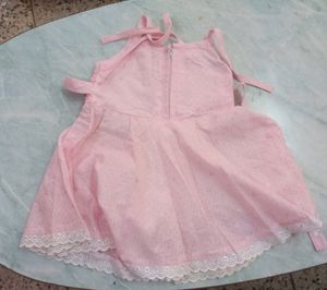 Full Embroidery Worked Sleeveless Frock.