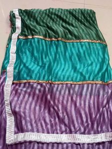 Colorful Striped Saree
